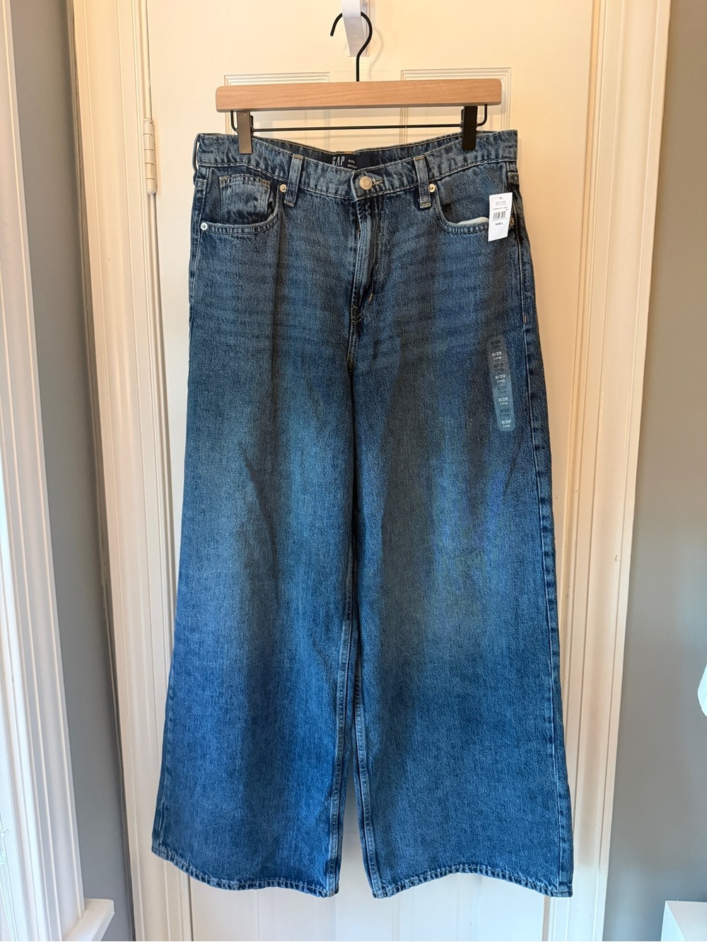 Gap Wide-Leg Baggy Blue Jeans - 29 T